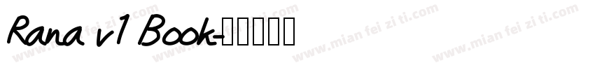 Rana v1 Book字体转换